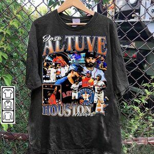 Houston Astros Unisex Shirt Retro Baseball MLB jose altuve T-shirt 07
